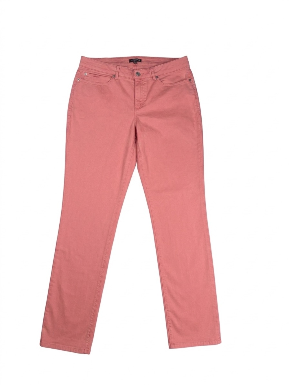 Eileen Fisher Rose-Pink Straight Leg Jeans - Picture 4 of 8